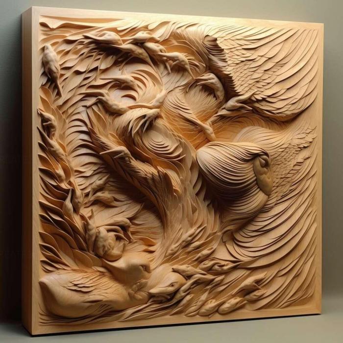 نموذج ثلاثي الأبعاد لآلة CNC 3D Art 